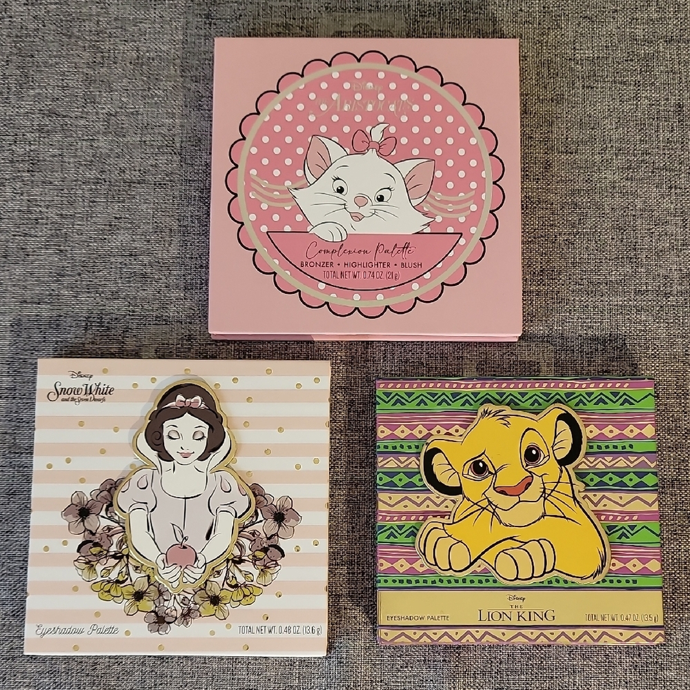 Disney Makeup Palette Set - Lot of 3